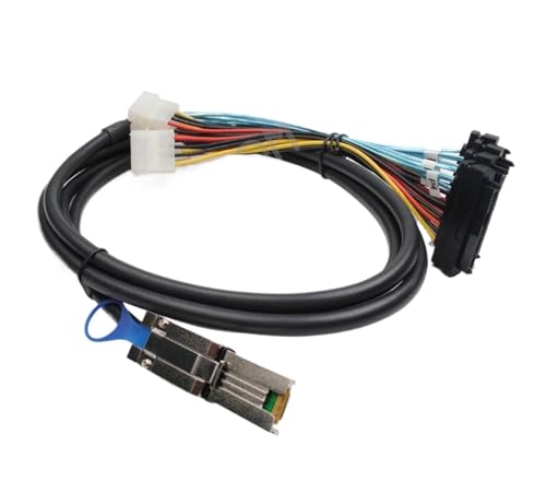 Cable SFF-8088 a SFF-8482 SAS SATA 1M miniatura 3