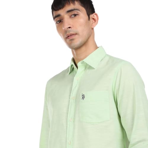 Image of U.S. POLO ASSN. Men's Cotton Regular Casual Shirt