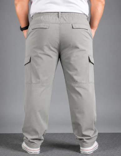 Image of INKKR Men Plus Size Cargo Pants || Plus Cargo Pants Cotton || 2XL-6XL