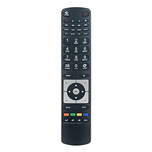 VINABTY RM-C1237 Replacement Remote Compatible with JVC LCD TV LT-42TG30J, White