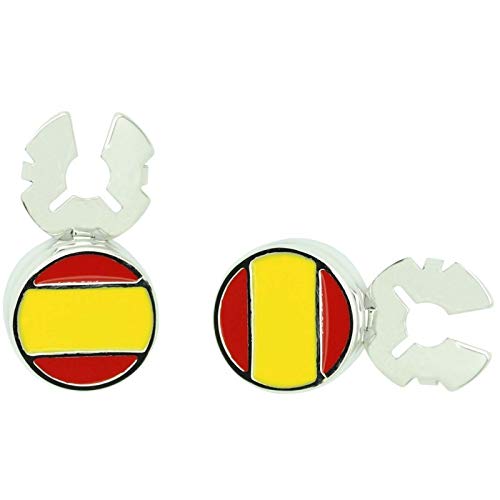 Cubrebotones Bandera España para lucir en bodas fiestas y reuniones de gala