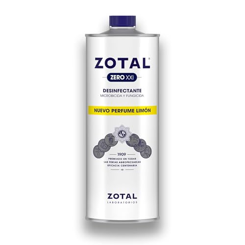 Zotal Zero XXI Perfume Limón MUY EFICAZ 1 L Con Aroma Agradable con Efecto Microbicida, Bactericida, Fungicida y Desodorizante | Eliminación de Olores y Desinfección | Nexum Market