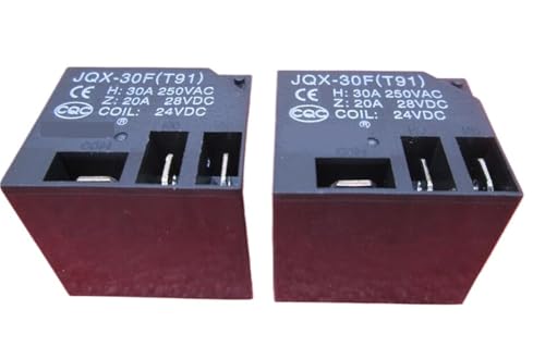 Relais JQX-30F 24VDC 30A pour automatisation et commande de pompe