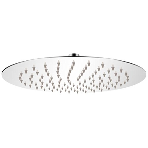 Preisvergleich Produktbild vidaXL Kopfbrause Edelstahl 25cm Regendusche Regenbrause Brausekopf Duschkopf