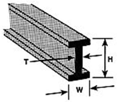 B-2 I Beam1/16"" 10 PLS90021