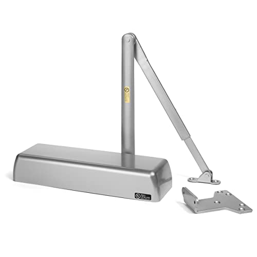 Dynasty Hardware DYN-4401-ALUM Door Closer Heavy Duty Commercial Grade Hydraulic Adjustable Spring Door Closer Series 4401 Meets Ada Sprayed Aluminum Finish thumb #3