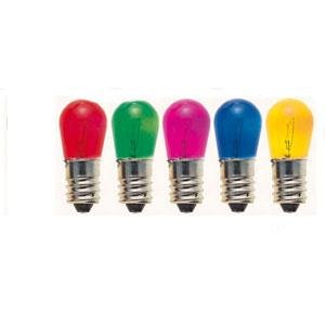 Lampadina di ricambio per luci di natale. Colorate, set da