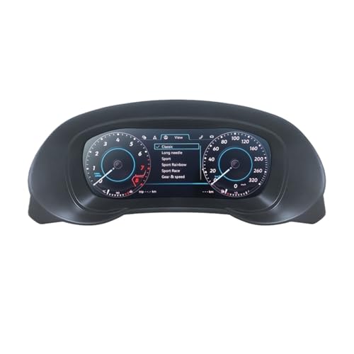Prelingcar10.25 Lcd Digital Dashboard Cluster Compatible With VW Scirocco Caddy Touran T6 EOS Sharan Golf5 Virtual Instrument Pa