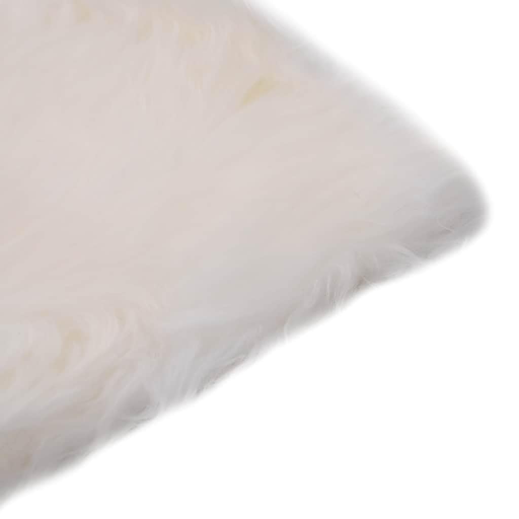 Générique Coussins de Chaise Lot de 2 Blanc Peau de Mouton véritable,Maison & Jardin,Décorations,Coussins de chaises & canapés,283885