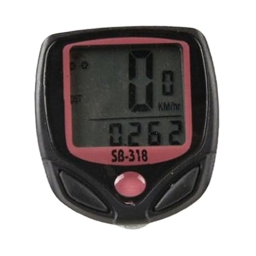 QUILSTM Velocímetro de Bicicleta con Soporte inalámbrico, velocímetro preciso, multifunción, Ordenador de Ciclismo, medición Digital de Velocidad Actual,