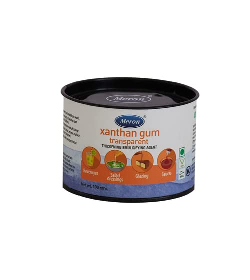 Meron Xanthan Gum Transparent Grade for Stabilizer,Thickening and Binding Agent,Egg White Replacer,IceCreams,Spreads,Gluten Free & 100% Natural(100gm) (B09VL7KQFN) Amazon Price History, Amazon Price Tracker