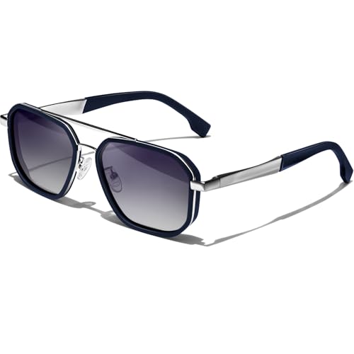 KANASTAL Gafas de Sol Negras Degradadas Mujer y Hombre