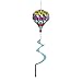 Evergreen Flag Beautiful Hanging 3D Plaid Floral Balloon Spinner - 15 x 15 x 55 Inches Fade and Weather Resistant Outdoor Decoration for Homes, Yards and Gardens