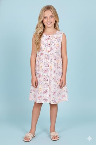 Image of VIKITA 2017 Girls Embroidery Cotton Long Sleeve Flower Dresses LH5460 for 1-8 Years ?-