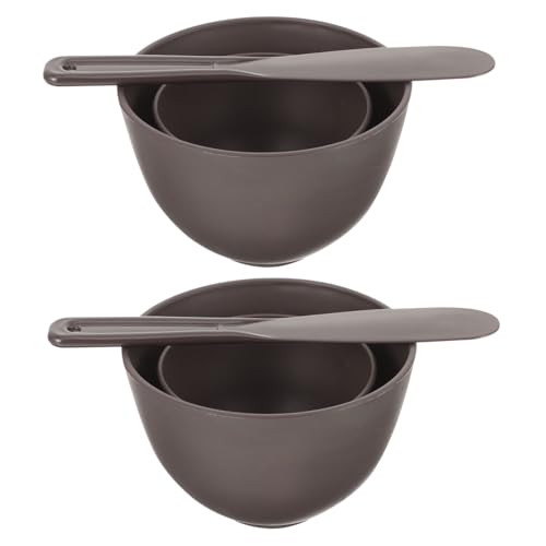 BAZEITFLOW シリコン製フェイスマスクミキシングボウル 軽量コンパクトで携帯便利 点 大 中ボウル各 スパチュラ 泥パック用 ホーム サロン用肌