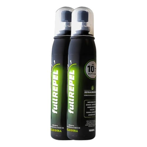 2 unid Repelente FullRepel - 100ml C/Icaridina- 10 Horas Proteção