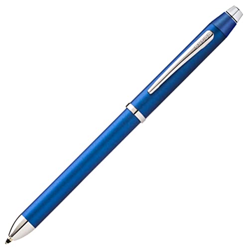 Stylo composite Cross Texree NAT0090-8ST stylo bille bleu métallisé rechargeable