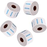 VINTORKY 5ロール 防水使い捨てバーバーネックストリップ 伸縮性ペーパーネックラップ 理容室 サロン用ヘアカットアクセサリー 首にフィット