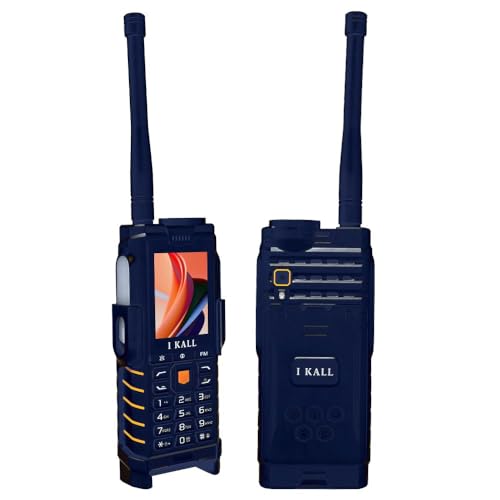 Image of IKALL K41 Keypad Mobile in Dark Blue - 2.4 inch Screen, 4000mAh Battery, 4 SIM Capability, Power Bank Feature