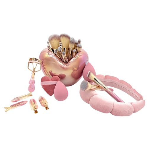 Glitz & Glam | Collection Brush Set (Limited Edition Iridesent Heart, 31 Pcs)