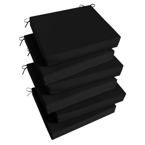 Basic Beyond Outdoor Chair Cushions Set of 6, Square...