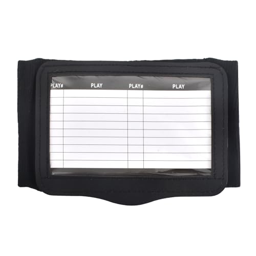 Football Play Wristbands Sports Wristband Playbook Wristband with 2 Playsheet Compartments Wristband Football Coaching Board Wrist Brace Playbooks For Various Sports - Image 2