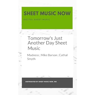 Tomorrow's Just Another Day Sheet Music