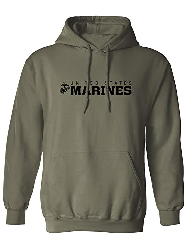 zerogravitee United States Marines Adult Hooded Sweatshirt