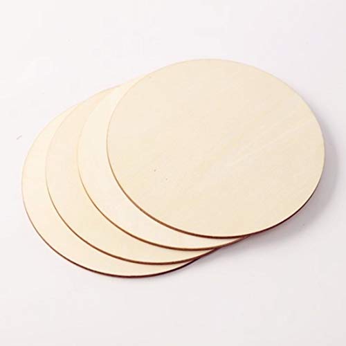 Balter-D Wooden Handicrafts, Pack of 15 12 Inch Unfinished Wooden Wheels, Wooden Handicrafts, Graffiti, Painting, Decoration, DIY