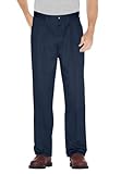 Dickies Men's Relaxed Fit Cotton Pleated Front Pant