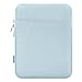 Dadanism 9-11" Tablet Sleeve Bag Carrying Case for iPad (A16) 11th Gen 11", iPad 10th Gen 10.9" Air 5/4, iPad Air/Pro 11", iPad 9/8/7th 10.2", Galaxy Tab A11+ Plus 11"/S9 FE, Tab M11 11",Milk Blue