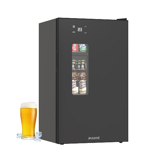 Beverage Refrigerator, Beverage Fridge Cools to 21°F, 115 Can 3 Cu.ft, Mini Fridge Freestanding for Bee Wine Soda Juice Cooler Drinks, for Bar, Bedroom, Office