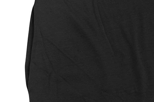 Nemidor Women's Casual Loose Pocket Long Dress Short Sleeve Plus Size Slit Maxi Dress (20W, Black) #TOP3