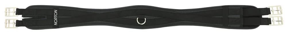 Symantec Sattelgurt anatomisch Confort Norton schwarz 85cm
