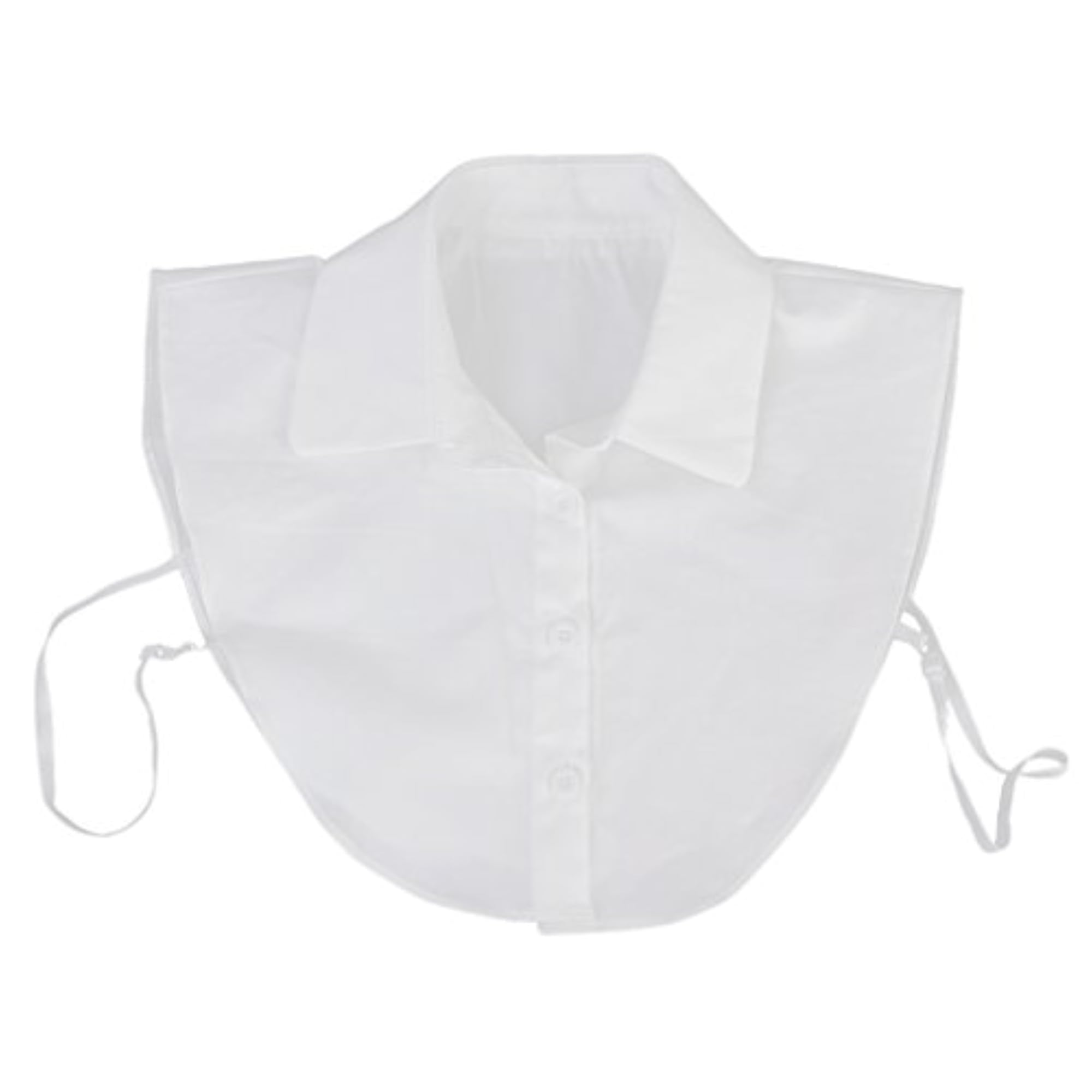Women's Detachable White Half Shirt Blouse Collar