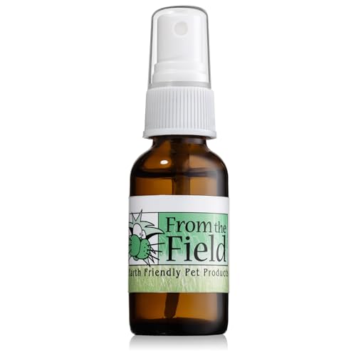 from The Field | Catnip Spray Rejuvenator | Potent Catnip Essential Oil for Cats | Revives Toys & Scratching Posts | Mess-Free & All-Natural | USA-Made, Safe & Non-Toxic | 1 oz Bottle