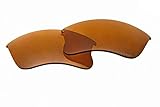 Polarized Replacement Sunglasses Lenses for Oakley Flak Jacket XLJ with UV Protection (Bronze Brown)