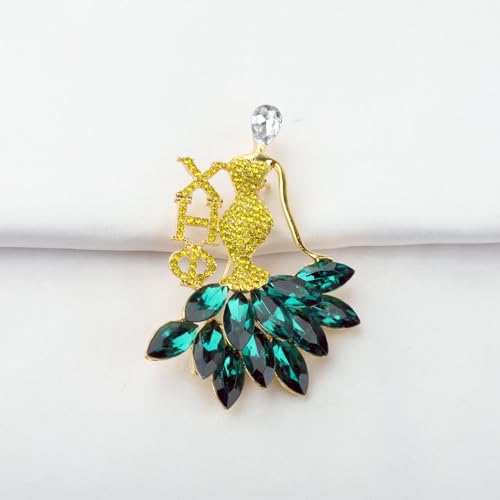 Image of CENWA Nursing Sorority Gift Nurses Green and Yellow Large Yellow Flower Brooch