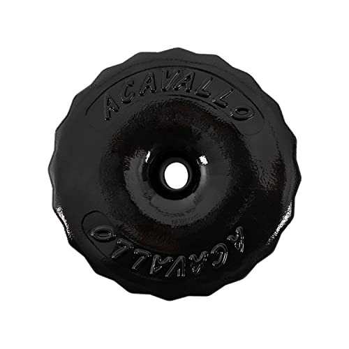 Rondelle de mors gel dentelée Acavallo pour filet de cheval