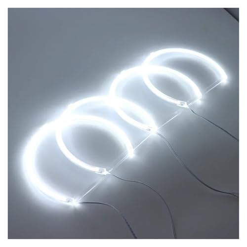 Kit halo de ojos de ángel LED de 12V para renovar faros opacos de Dodge Challenger 2008-2015