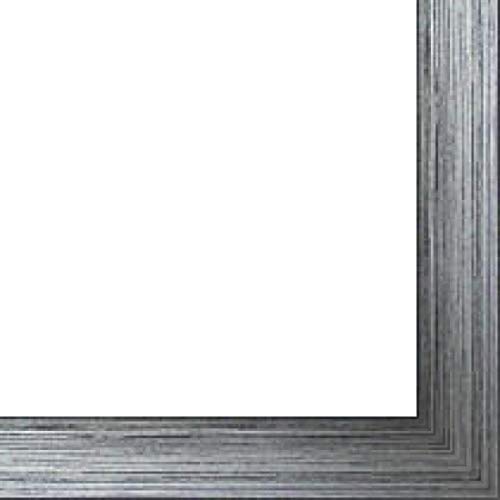 CountryArtHouse Canvas Floater Frame Moulding (Wood) 18ft bundle - Contemporary Silver Finish - 1.625
