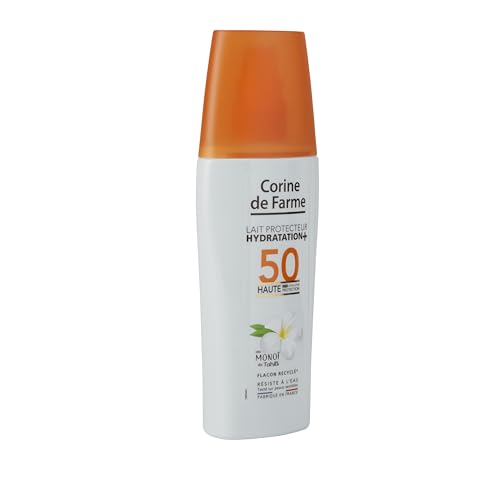 Crème Solaire Lait Corps Spf 50+ Hydratant Aloe Vera Monoï De Tahiti Corine De Farme Le Flacon De 150ml - vue 8