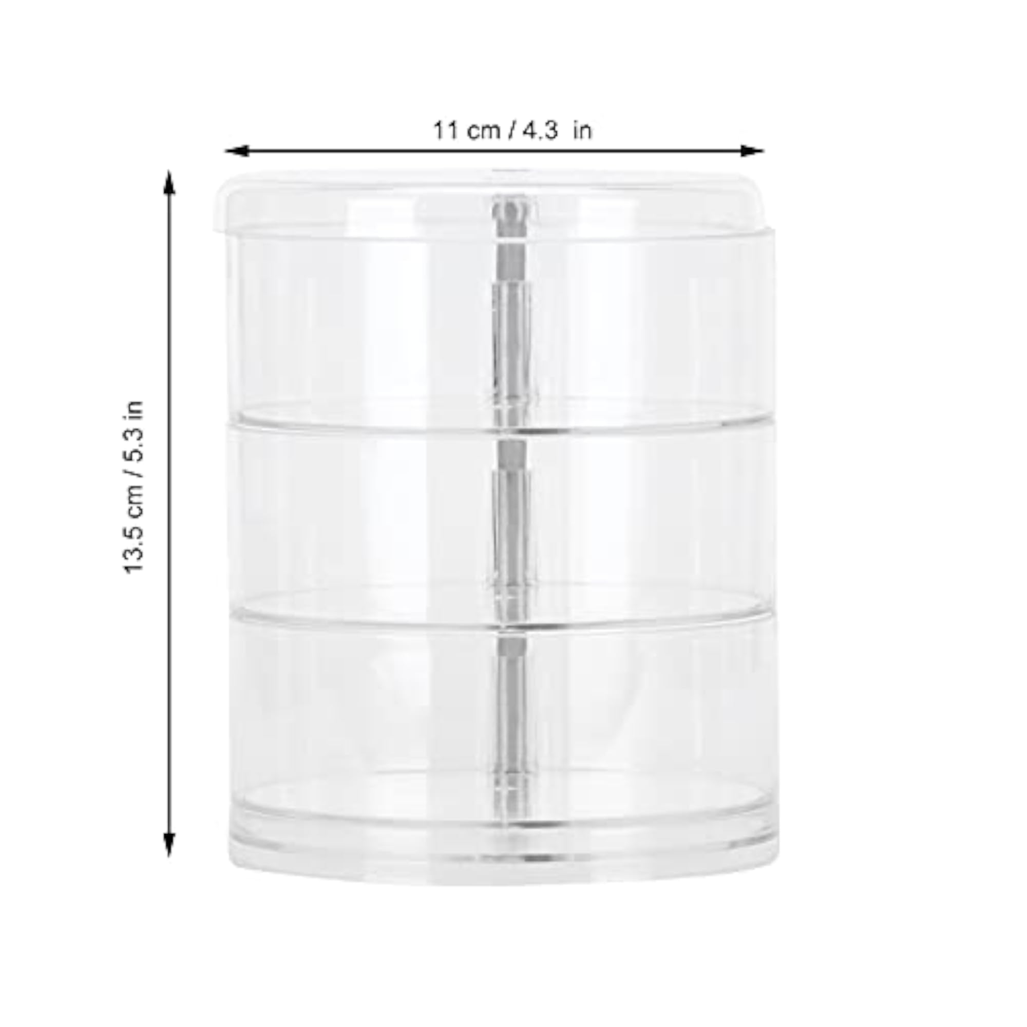 3 Layer Desktop Makeup Organizer for Girlfriends