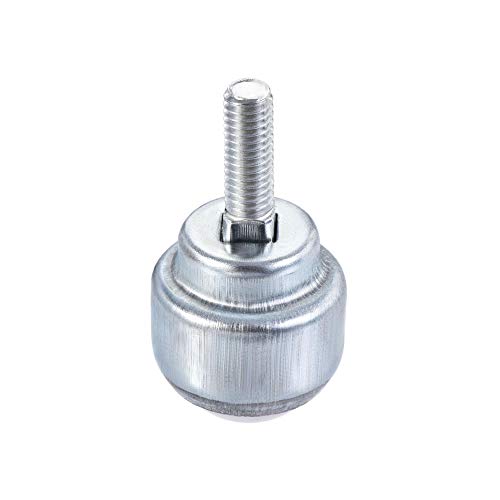 Rodamiento de bolas de nailon de 18 mm uxcell con soporte de perno para transmisiones 4 uds 5