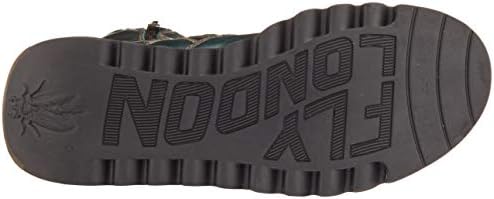 Fly London Women's Combat Boots, Green Petrol 004, 41 | Image 3