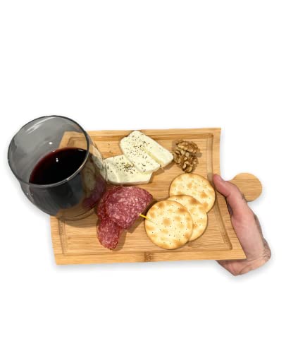 Set de 3 tablas de charcutería de bambú diseño puzzle miniatura 6