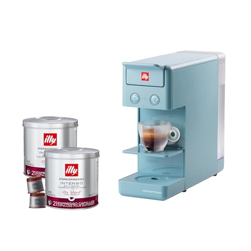 illy Y3.3 Espresso Machine | Amalfi Blue with...