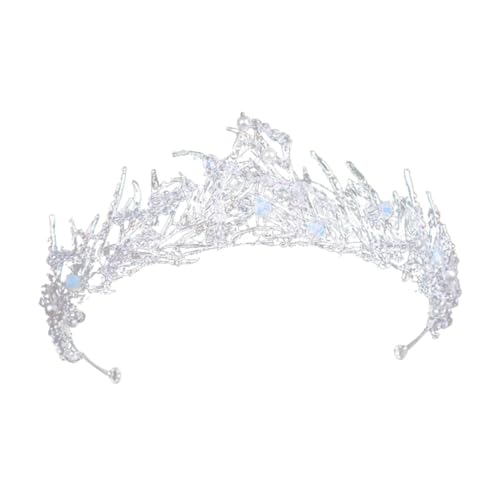 Tiara de novia con perlas ideal para eventos de compromiso y bodas de gala