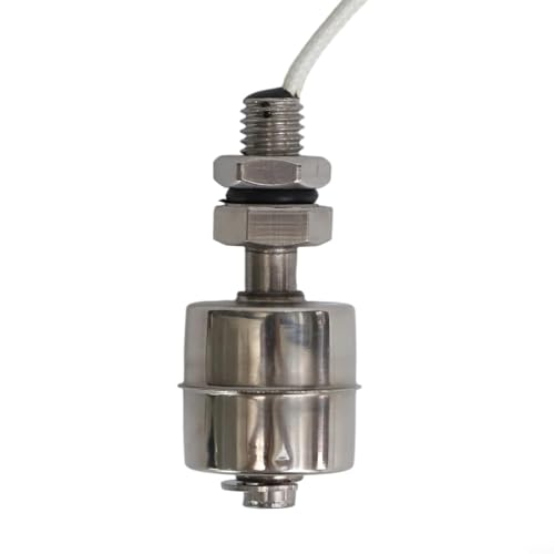 FABULETTA Stainless Steel Water Level Sensor Horizontal Float Switch Liquid Level Controller For Tank Pump Alarm High Low Water Detection Industrial Use 0.5A 0-100C M10 Interface(45mm)