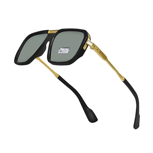 Image of Dervin UV Protected Polarized Square Sunglasses for Men and Women